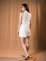 Mitaliwadhwa 3 pc lace shorts set