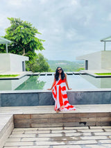 Mitaliwadhwa Alice Kaushik in Stripe Halter Dress