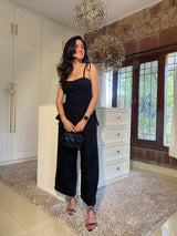 Mitaliwadhwa Black Cotton Linen Set