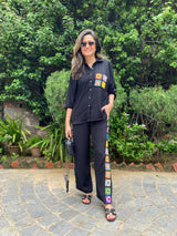 Mitaliwadhwa Black crochet set