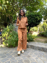 Mitaliwadhwa Camel Cargo Jacket