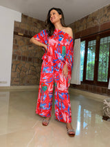 Mitaliwadhwa Colorful Kaftan Top with Pants