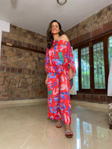 Mitaliwadhwa Colorful Kaftan Top with Pants