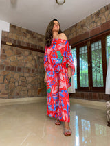 Mitaliwadhwa Colorful Kaftan Top with Pants