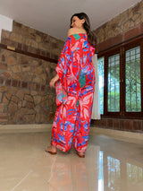 Mitaliwadhwa Colorful Kaftan Top with Pants