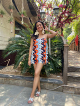 Mitaliwadhwa Crochet shorts set