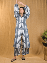 Mitaliwadhwa Custom grey tiger KP set