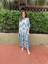 Mitaliwadhwa Custom print Blue tiger Coord set