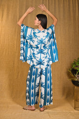 Mitaliwadhwa Custom print Blue tiger Coord set