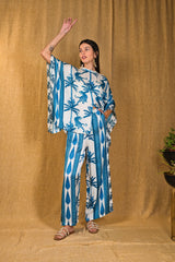 Mitaliwadhwa Custom print Blue tiger Coord set