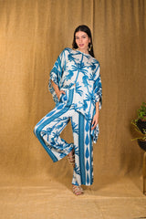 Mitaliwadhwa Custom print Blue tiger Coord set