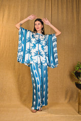 Mitaliwadhwa Custom print Blue tiger Coord set