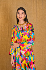 Mitaliwadhwa Custom print colorful KP set