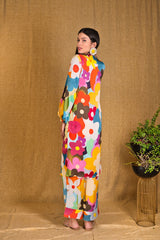 Mitaliwadhwa Custom print flower overlap set