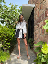 Mitaliwadhwa Dual coloured shorts set