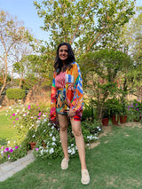 Mitaliwadhwa Exclusive Fish 3pc Shorts Set