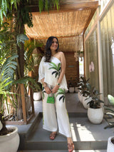 Mitaliwadhwa Exclusive print one shoulder set