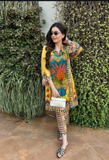 Mitaliwadhwa Exclusive Yellow KP set