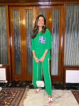 Mitaliwadhwa Green crochet set