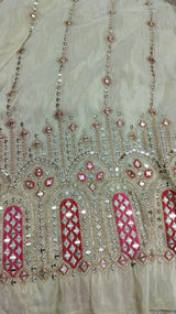 Mitaliwadhwa Green Tissue 3 pc set with dupatta