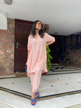 Mitaliwadhwa Light Pink Linen KP set