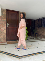 Mitaliwadhwa Light Pink Linen KP set