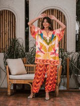 Mitaliwadhwa New Contrast print KP set