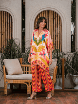 Mitaliwadhwa New Contrast print KP set