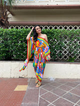 Mitaliwadhwa Off Shoulder Dhoti Set