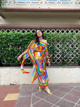 Mitaliwadhwa Off Shoulder Dhoti Set