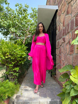 Mitaliwadhwa Pink 3pc set