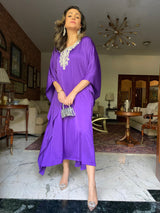 Mitaliwadhwa Purple Kaftan