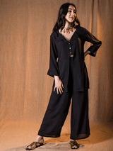 Mitaliwadhwa Super Chilled Black Coordinate Set