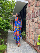 Mitaliwadhwa The Eye Catchy Blue Set