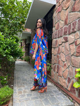 Mitaliwadhwa The Eye Catchy Blue Set