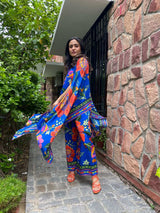 Mitaliwadhwa The Eye Catchy Blue Set