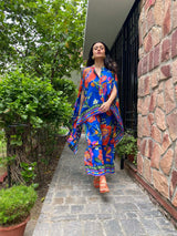Mitaliwadhwa The Eye Catchy Blue Set