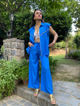 Mitaliwadhwa The Perfect Blue cargo set
