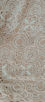 Mitaliwadhwa White cutwork set