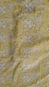 Mitaliwadhwa White cutwork set