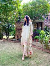 Mitaliwadhwa White Tissue 3 pc set