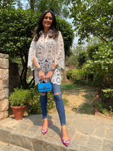 Mitaliwadhwa White top with Cutwork