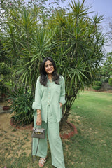 Tasuvure X MW Beige Cotton Coord Set