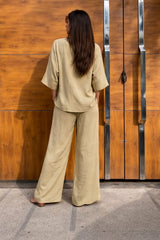 Tasuvure X MW Beige ruched set