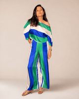 Tasuvure X MW BLUE GREEN STRIPED SET