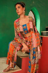Tasuvure X MW  Boho Mirage 3 Pcs Co-ord Set - Multicolour