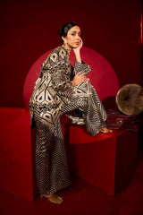 Tasuvure X MW Gulnaaz Gota Sharara Set - Black