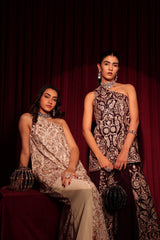 Tasuvure X MW MW One-shoulder Cape Set - ivory