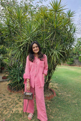 Tasuvure X MW Pink Cotton Coord Set