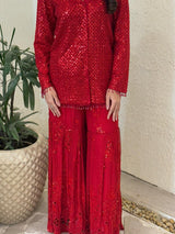 Tasuvure X MW RED SHARARA SET